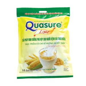 Túi Ngũ Cốc Quasure Light Sữa Bibica 400g - Thực phẩm dành cho người ăn kiêng tiểu đường