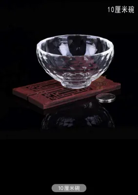 Buddhist Supplies Crystal Bowl and Cup Glass//水晶杯和碗