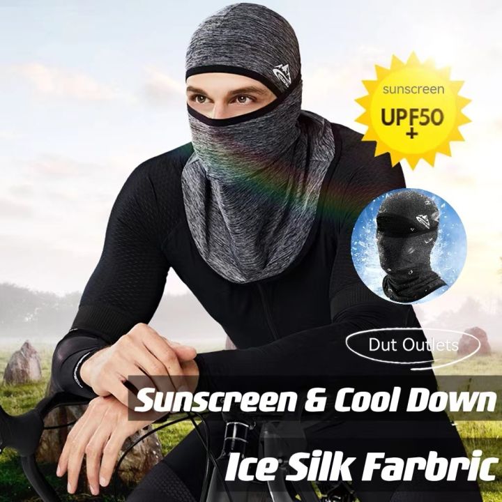 Balaclava Full Face Mask UPF50+ UV Sun Protection Face Cover Outdoor  Running Sports Cooling Neck Gaiter for men motorcycle&cycling%bike  Breathable bandana