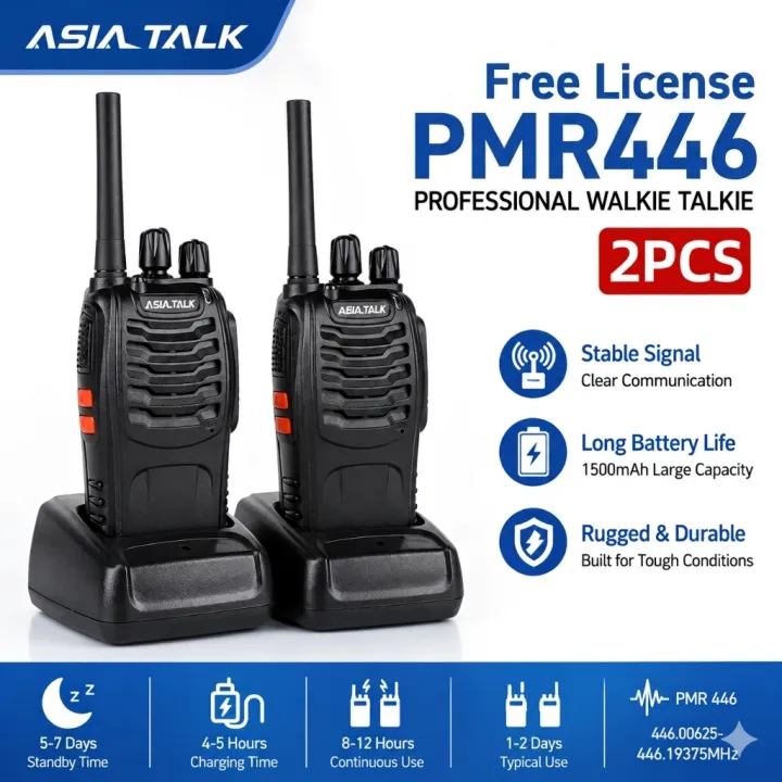 PMR446 Free License Walkie Talkie ASIA TALK SIRIM APPROVE USB dock Charger two way radio baofeng walkie talkie