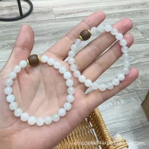New Product: Hotan Brunei White Jade Buddhist Bead Bracelet Ethnic Style Jewelry