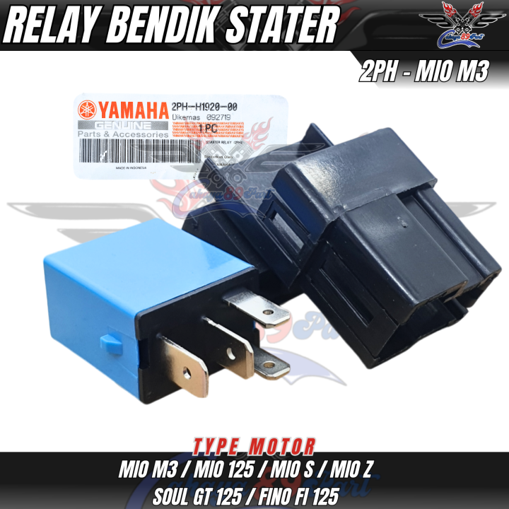 Relay Bendik Switch Stater mio m3,mio z,soul gt 125, fino 125,xride 125 mio s 2ph