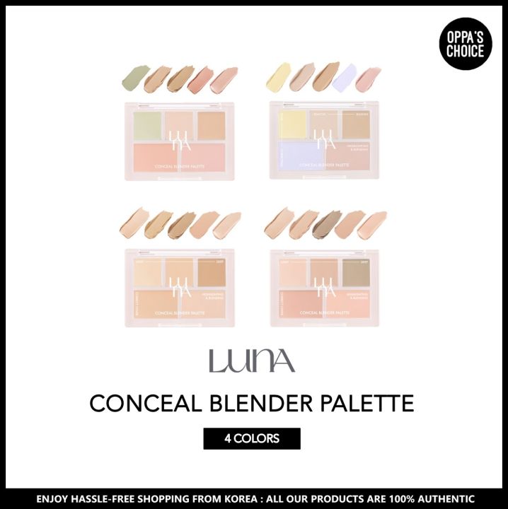 [READY TO SHIP] LUNA CONCEAL BLENDER PALETTE 6g | Lazada PH