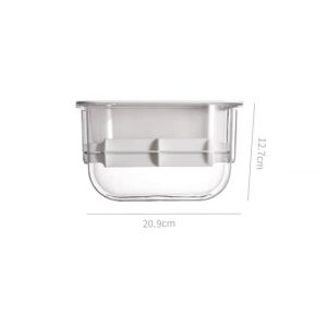 Classy Luxe Transparent Tissue Box Wall-mounted Paper Box Toilet Wash Towel Storage Toilet Hanging Box Bedroom Wall hanging Tissue Box