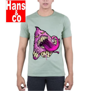 Hans  co kaos pria premium 3 dimensi tshirt distro animasi katun 24s 100 H010 lidah es krimrealpict