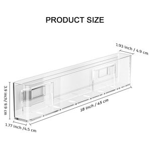 No-Drilling On Walls Minimalist Kids Floating Acrylic Book Wall Shelf/Rack Children/Toddler/Baby Bookshelf