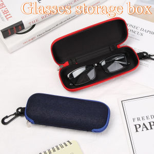 Fashion Portable Zipper Eyewear Cases Sunglasses Hard Case for Women Men with Zipper Eyeglass Box