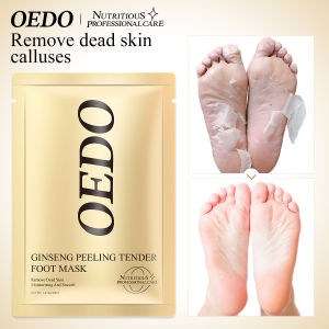 OEDO 1Packs Skin Care Ginseng Extract Peeling Dead Skin Feet Mask  Foot Care  Exfoliating Skin Socks Beauty Foot Socks