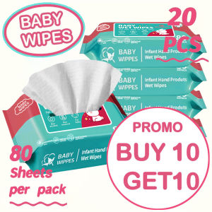【BUY 10 TAKE 10】No Cover Wipes for Baby Organic Baby Non Alcohol wetwipes 99% Water Hypoallergenic