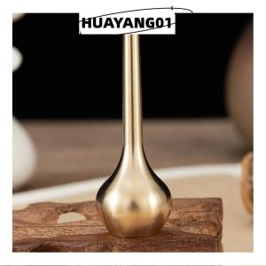 HUAYANG01 [2023 new HOT FASHION] Mini Pure copper vase decor living room Antique vase unique flower vase
