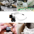 Headband Magnifier Eye Loupes Eyeglass Style Hands-Free Magnifying Glass Multiple Magnifications with Warm and Cool LED Lights. 