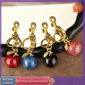 Graceful พวงกุญแจห้อยรูปแอปเปิ้ลแฟชั่นใหม่กระเป๋าพวงกุญแจรถสวยเครื่องประดับกระเป๋าถือของผู้หญิงอุปกรณ์เสริม