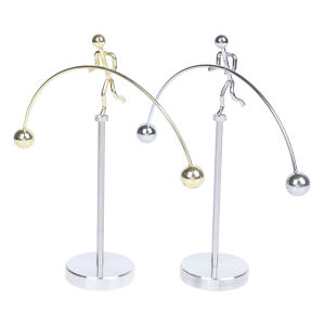 Ginca One-legged Iron Man Balance Pendulum Hercules Weightlifting Desktop Decoration