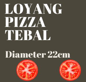 ALUMINIUM LOYANG PIZZA TEBAL  22 CM
