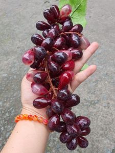 1 Chùm nho giả size lón 29cm - Trái cây giả - TUYET XUAN SHOP