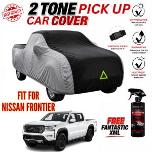 2 Tone Pickup Car Cover for Nissan Frontie UV Protection Waterproof Dustproof Windproof Buckle with FANTASIC XML