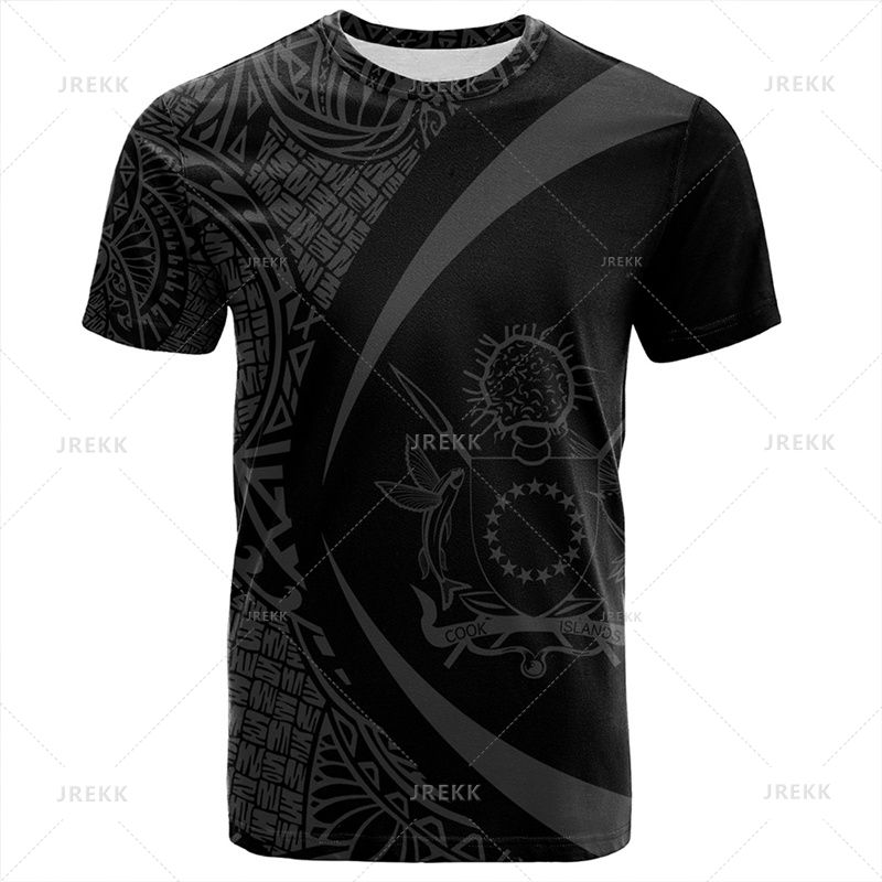 [Local Stock] HBESTY 3D Printed The RepublicOf Cook Islands Flag Map T ...