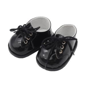 MLS 1 pair Lace-up  Canvas Doll Shoes Mini 8.5cm/9cm Doll Clothes Shoe Doll Accessories Colorful Doll Leather Shoes DIY