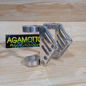 KUPINGAN LAMPU RING CNC AS 31 33 41 mm BRAKET LAMPU PESEK CB GL TIGER MEGAPRO Bracket Ninja Scorpio Byson