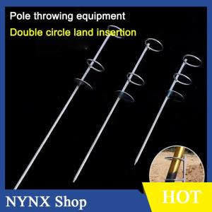 [NYNX] Sea Rod Holder Casting Rod Ground Plug 30 37 47cm Holder Simple Outdoor Fishing Rod Holder Double Circle Ground Plug Holder