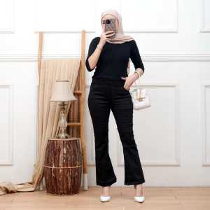 Celana Cutbray Basic Premium Celana Kerja Wanita Celana Panjang Wanita Cutbray Size Standar Jumbo