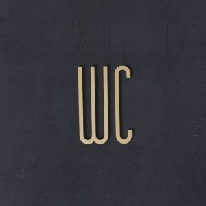 QINGXIP สร้างสรรค์ ของแข็ง ป้ายประตูห้องน้ำ แผ่นประตูห้องน้ำ สำหรับโรงแรมสำนักงานบ้าน ป้ายห้องน้ำ ป้ายห้องน้ำ สัญลักษณ์ห้องน้ำ แผ่นโลหะ WC