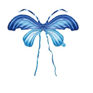 JOYPICKS Dress Up Fairy Wing Balloon Foil Cosplay Princess Wings Toy Aesthetic Inflatable Butterfly Wing Balloon Party