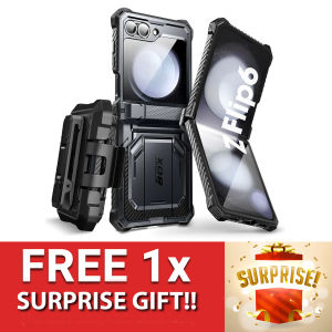 [ Samsung Z Flip 6 ] i-Blason Armorbox With Built-in Screen Protector and  Belt Clip Holster