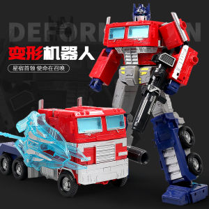 Mainan Optimus Prime Deformation 31CM - Mainan Robot Jumbo Optimus Prime Iron Commander - Mainan Anak Laki Laki