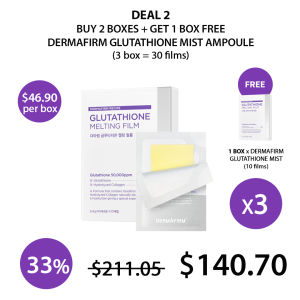 (DERMAFIRM) Glutathione Melting Film (1 Box= 10 Films) - COCOMO