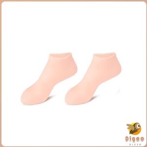 Digeo Silicone Moisturizing Gel Heel Socks Foot Care Socks Soft and Comfortable