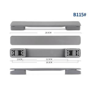 ที่จับสำหรับสายจูงแบบปรับความยาวได้1ชิ้นกระเป๋าเดินทางการเปลี่ยนที่จับกระเป๋าเดินทาง