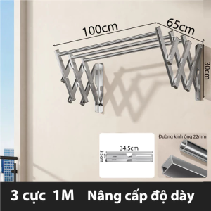 Giàn phơi thông minh Có thể treo tường Giá phơi quần áo gấp gọn Giá phơi quần áo nhỏ gọn