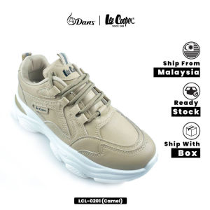 Dans X Lee Cooper Kasut Sneaker Wanita – Hitam / Coklat Muda LCL-0201