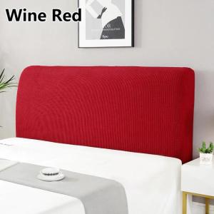 【discount store】Simple Bedside Cover Elastic Thicken Protection Headboard Case Dust-Proof Nordic Bedroom Bed Cushion Cover House Decoration
