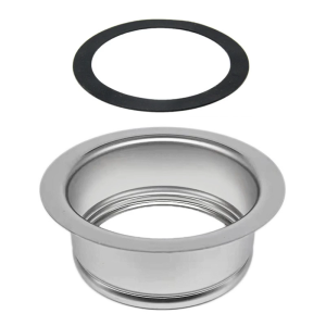Kitchen Sink Flange Easy Installation Sink Assembly 304Stainless Steel Texture Suitable for Garbage Disposal Leakproof