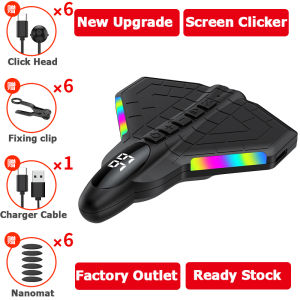 Smart Screen Clicker - Adjustable Speed Auto Clicker for Console Games Tiktok Like and Live Stream - Screen Clicker