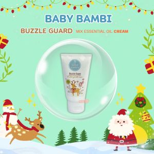 Baby Bambi Cream Buzzie Guard เบบี้แบมบี้ ครีมออร์แกนิค กันยุง มด แมลง สารสกัดจากธรรมชาติ (50 ml.)
