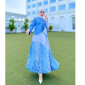 AZURA SILK SUTRA DRESS GAMIS BATIK CAP SHALDA PEKALONGAN