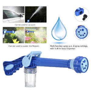 8in1 Multifunctional Water Jet Cannon Spray Gun Pump Dispenser Foam Car Sprayer/Turbo Meriam Air Jet Tekanan Tinggi