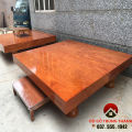 chiếu ngựa nguyên khối gỗ hương đá nam phi. 