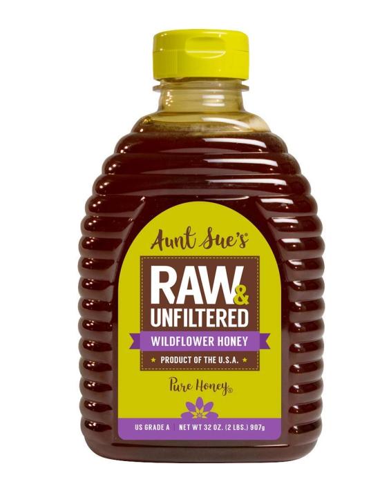 (tthee) Aunt Sue’s Raw & Unfiltered Usa Wildflower Honey 907g 