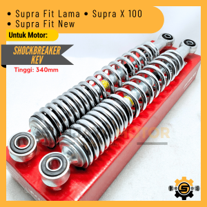 Shockbreaker Original Honda KEV Shock Belakang Supra X Lama Supra Fit New Supra X 100 Sok Belakang Breker Shok Skok Beker Sokbreker Sokbeker Ori AHM