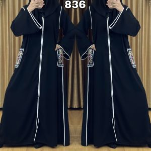 [ABAYA ORI] New Gamis Abaya Turkey Dubai arab 836 Terbaru