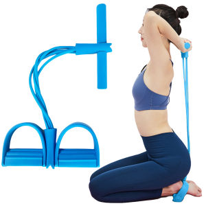 【New Arrival】 Home Gym Resistance Bands with 4 Tubes for Full Body Strength and Fitness Training for Women Men Kids