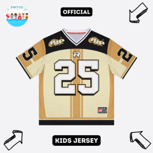SWITCO | Kaos Jersey Anak Number 60 Laki Laki Bahan DryFit Brazil Full Printing Casual Rugby Retro Streetwear Vintage Hockey Perempuan