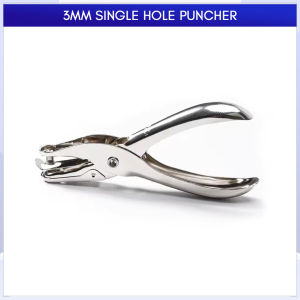Officom Single Hole Metal Punch 3-6mm Hole Paper Puncher 8 Sheets Capacity Punch Pliers Hand Paper Scrapbooking Puncher