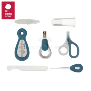 FANTASY T MALL BC Babycare Baby Nail Trimmer Health Care Set Nail Clipper Scissors File Nose Tweezer Ear Spoon Toothbrush Portable Safe Kids Hygiene Kits