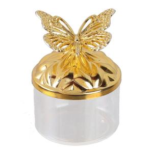 Wedding Ready Plastic Confectionery Tray 3D Butterfly Ornaments And Layered Compartments