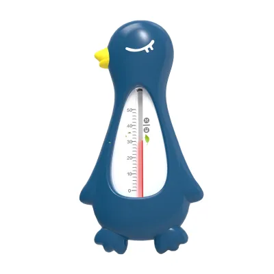 Hamshmoc Cute Penguin Newborn Baby Water Thermometer Mercury Free Baby Bath Measuring Meter Accurate For Infant Children Household Nursing Accessories